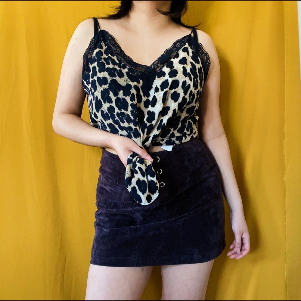 SOLD // Zara leopard print cami
